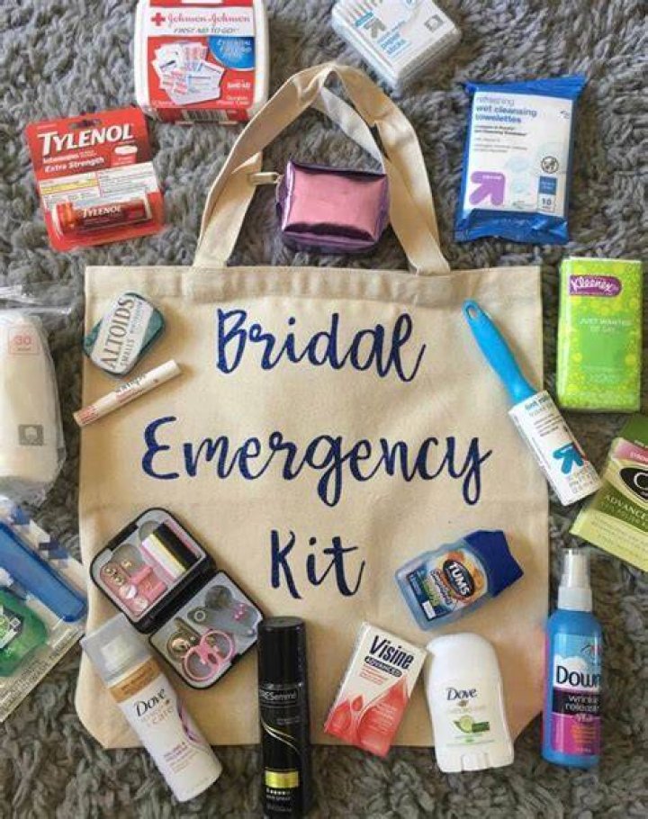 What goes in a bridal emergency kit?