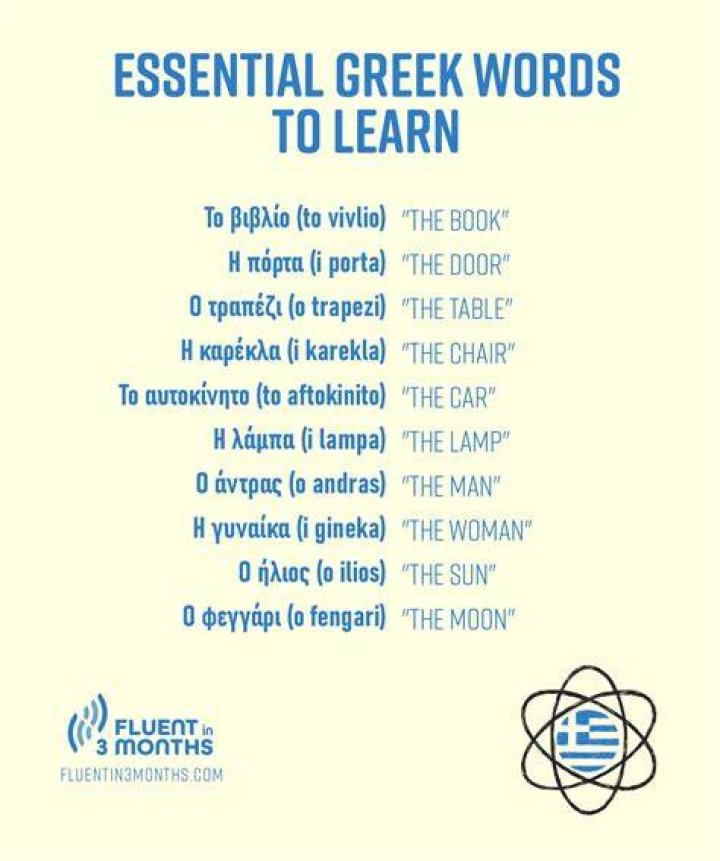 What Greek word means action?