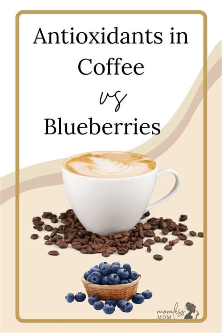 What has more antioxidants coffee or blueberries?