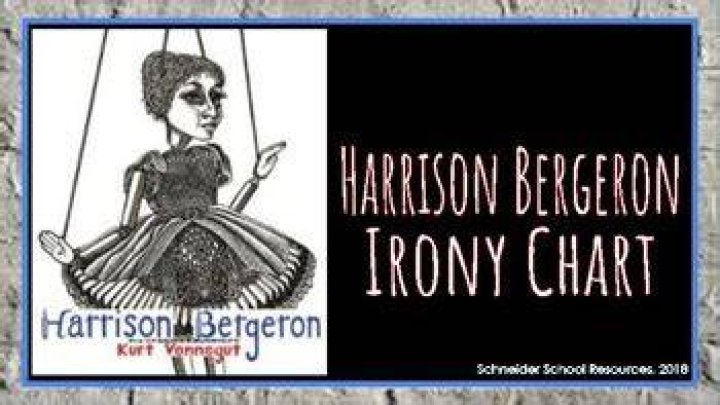 What irony was used in Harrison Bergeron?