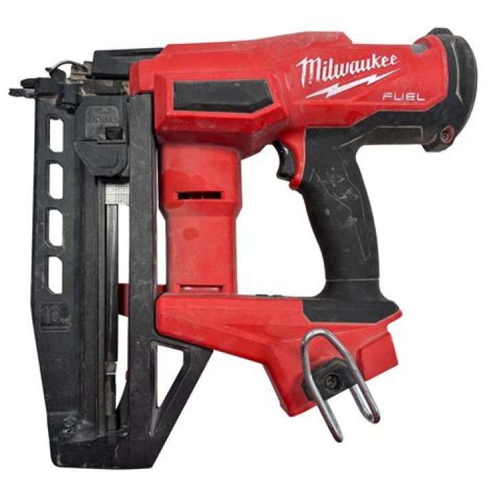 What is a 16 gauge straight nailer used for?
