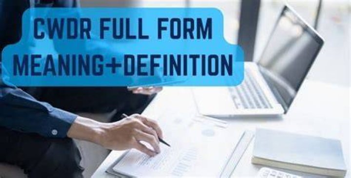 What is CWDR means in banking line?