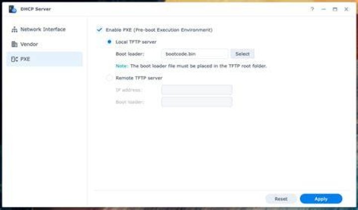 What is enable PXE?