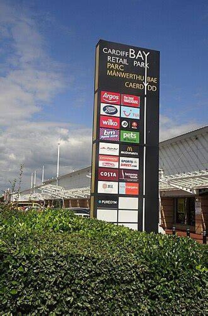 What is in Cardiff Bay Retail Park?