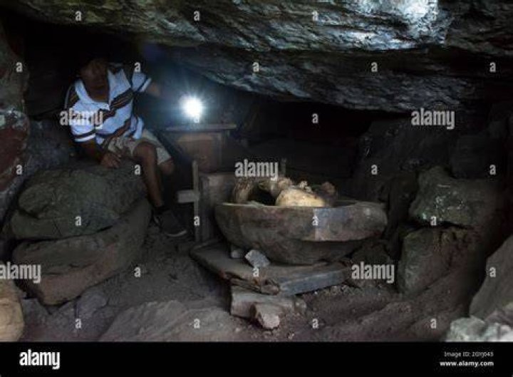 What is Kabayan mummy burial caves?
