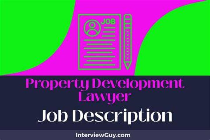 What is property development job?