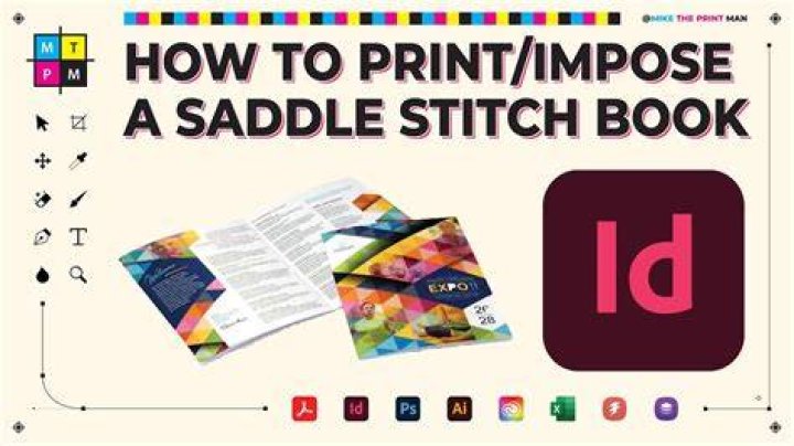 What is saddle stitch InDesign?