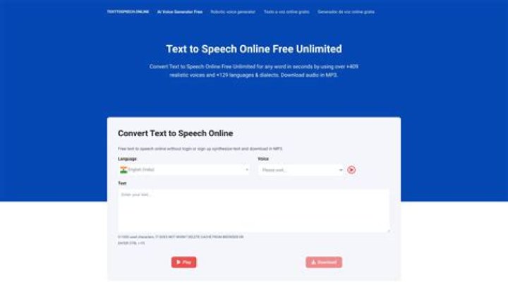 What is the best free text to speech online?