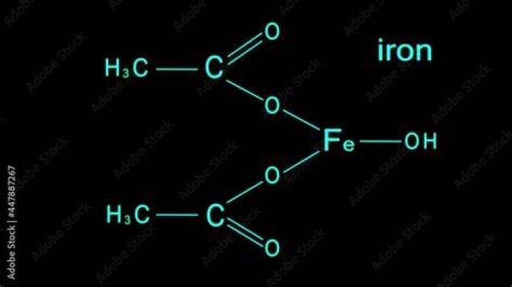 What is the chemical formula for iron metal?