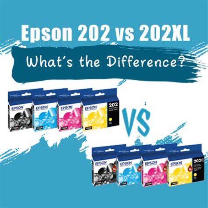 What is the difference between EPSON 202 and 202XL?