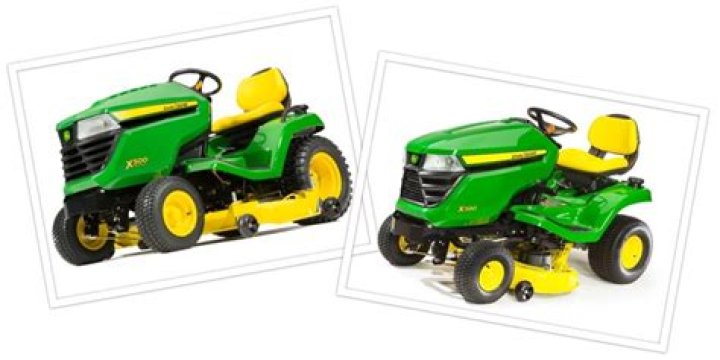 What is the difference between X300 and X500 John Deere?