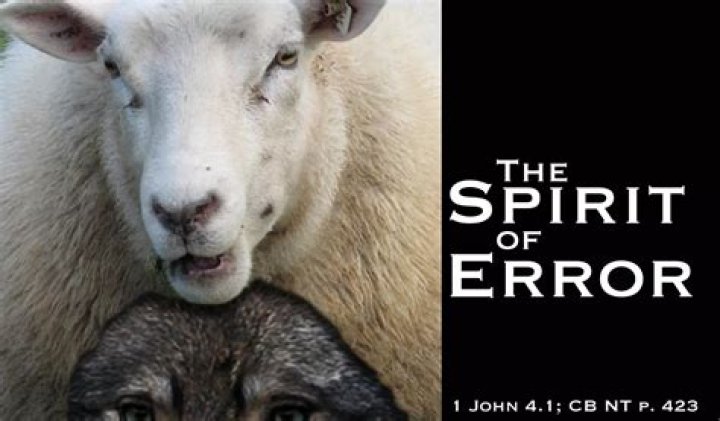 What is the meaning of the spirit of error?