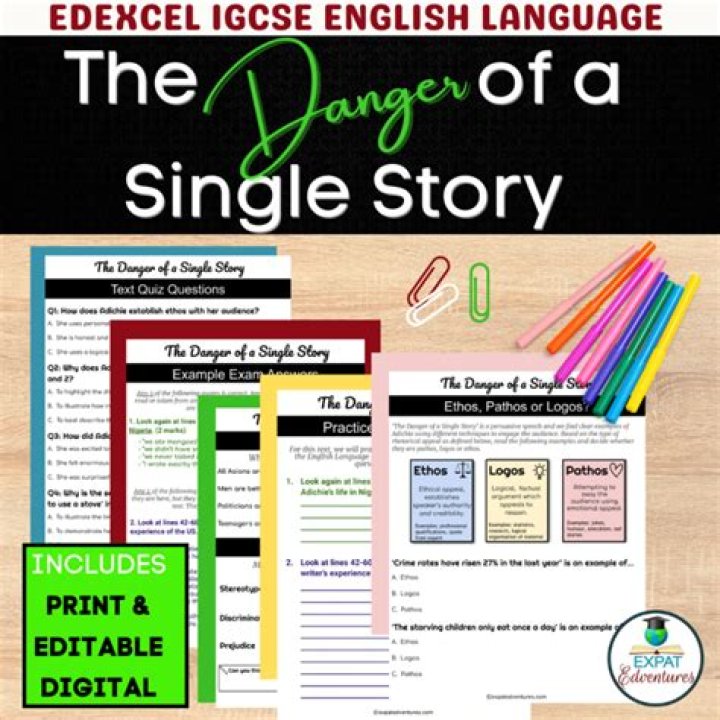 What is the message of the danger of a single story?