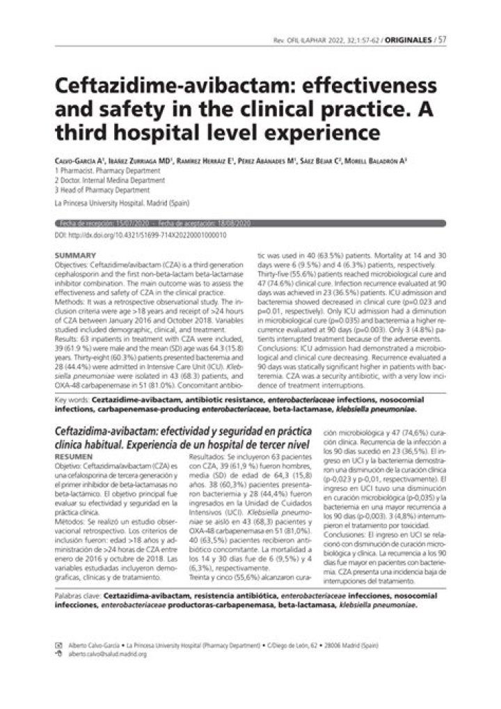 What is the role of Avibactam in clinical practice?
