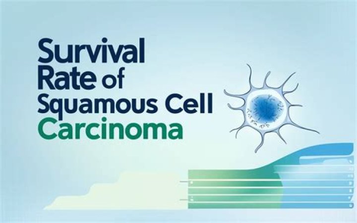 What is the survival rate of squamous skin cancer?