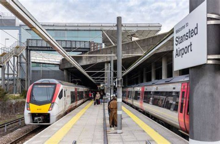 What train line is Stansted Airport on?