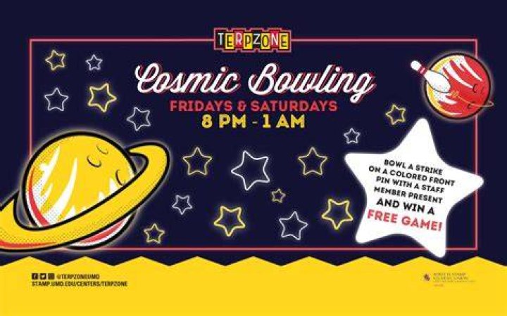 What year did Cosmic bowling start?