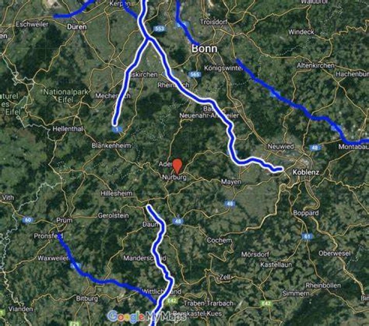Where on the autobahn is unrestricted?