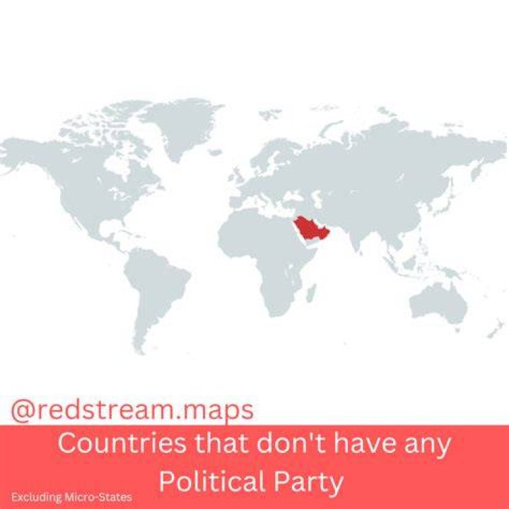 Which countries do not have political parties?