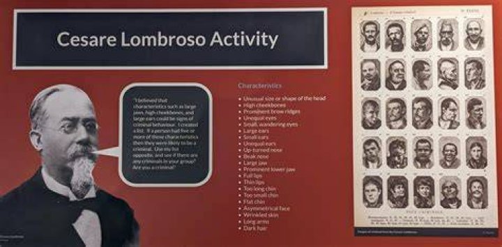 Who is Cesare Lombroso and what is his biological theory all about?
