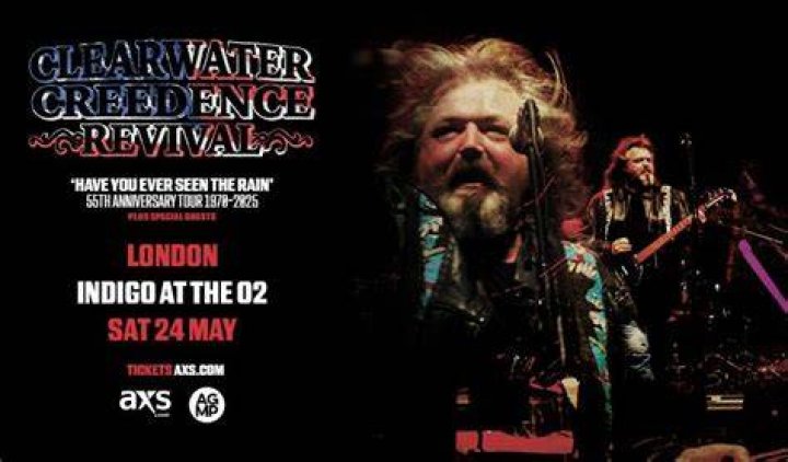 Who is Clearwater Creedence tour?