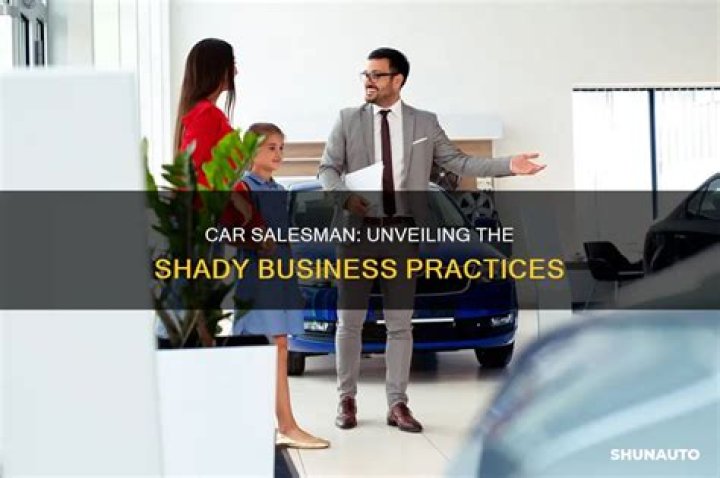 Why are used car dealerships so shady?