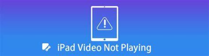 Why are videos not playing on iPad?