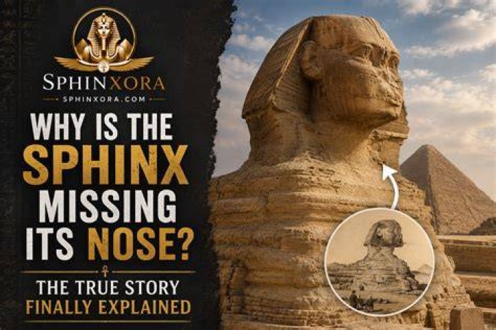 Why did the Sphinx nose disappear?