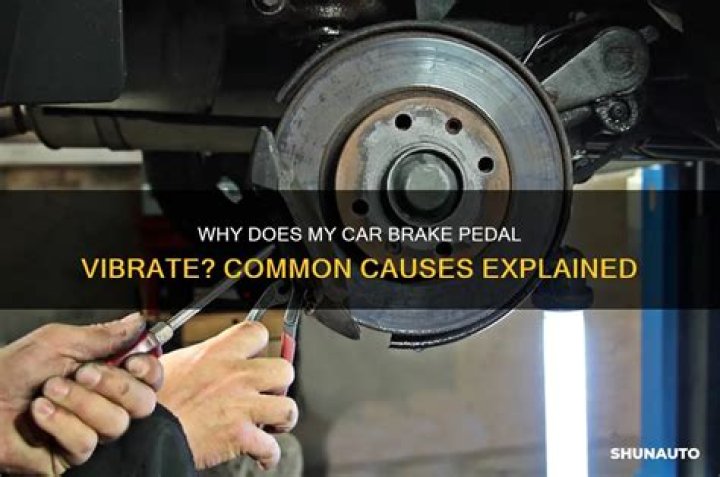 Why does my car vibrate when on brake?